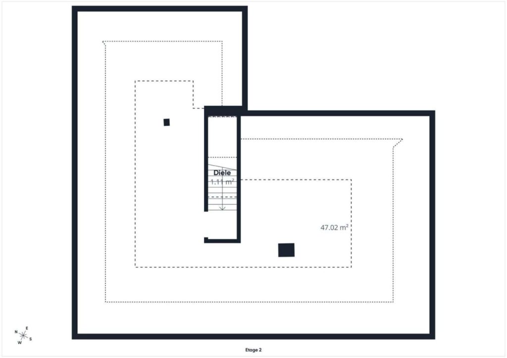 Grundriss Dachboden