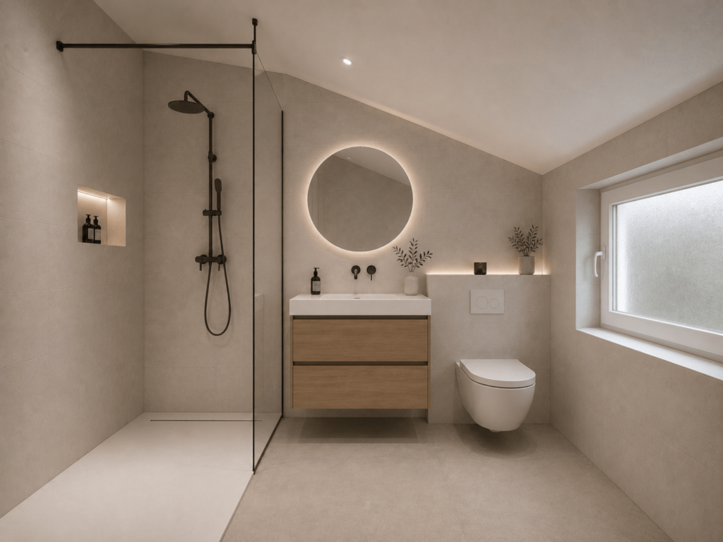 Badezimmer (Beispielvisualisierung)