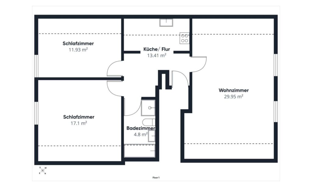 Grundriss Obergeschoss