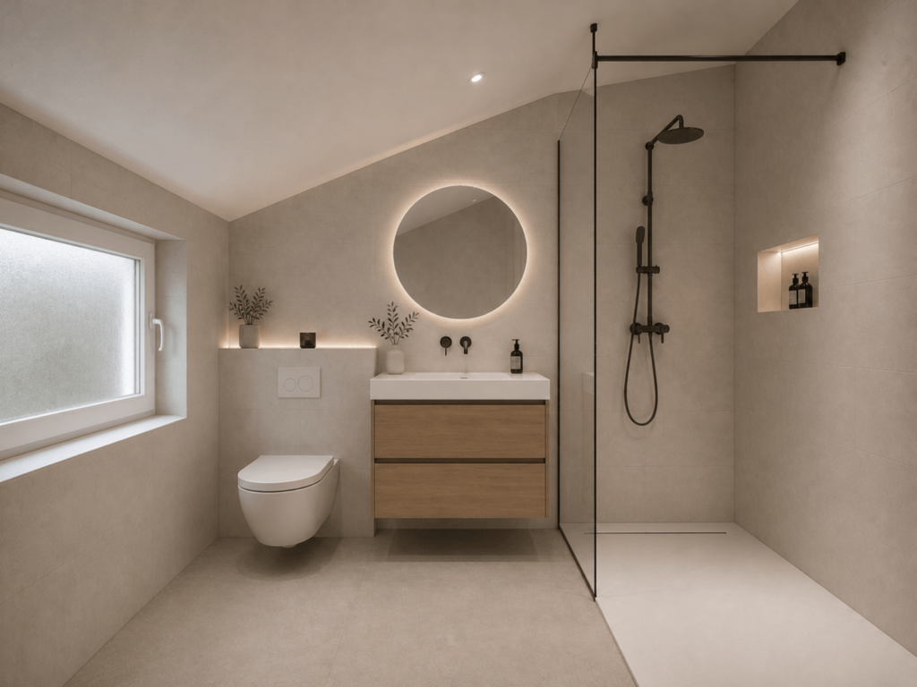 Badezimmer OG Visualisierung