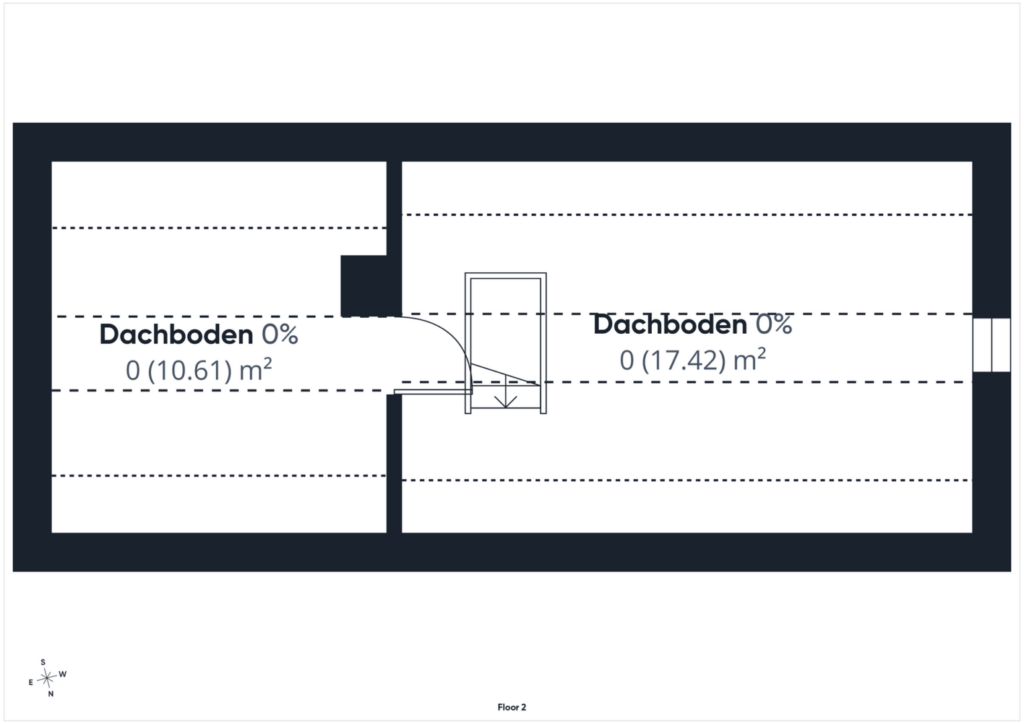 Grundriss Dachboden