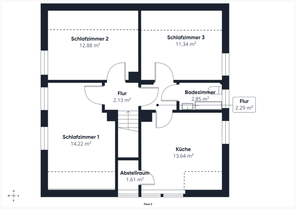 Grundriss Obergeschoss