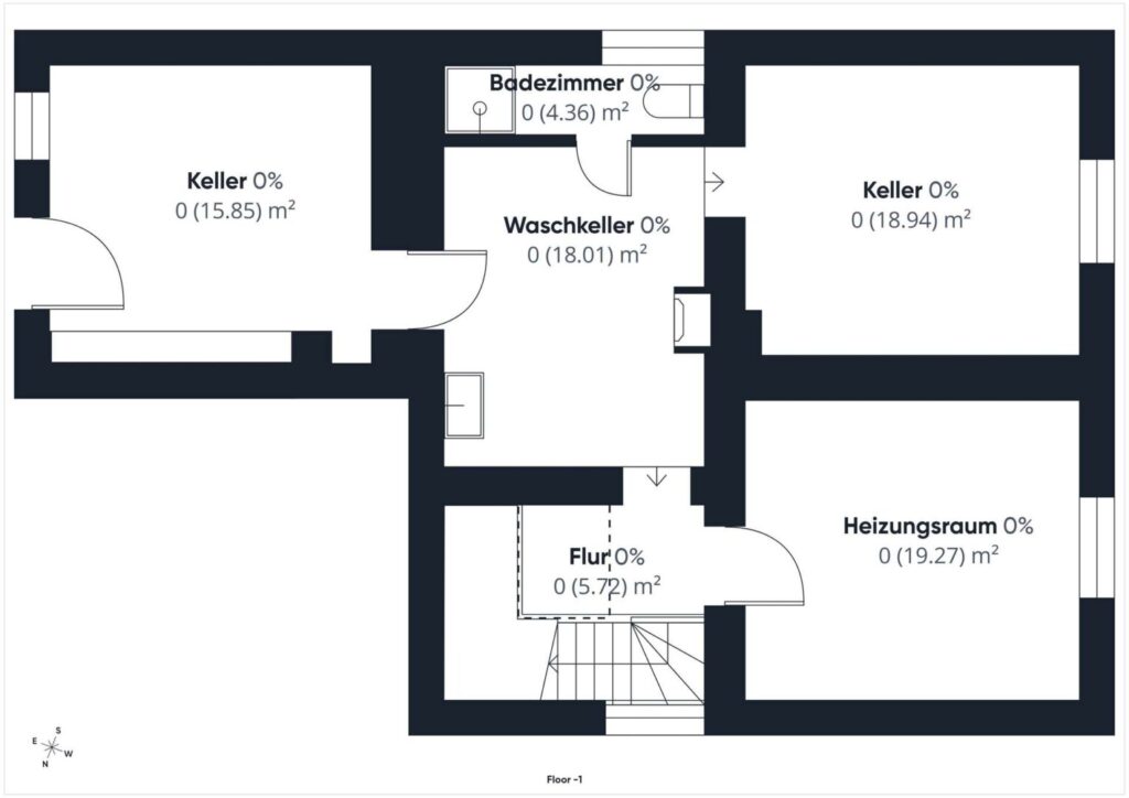 Grundriss Untergeschoss