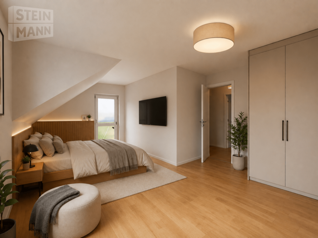 Schlafzimmer 1 OG (KI-Generiert)